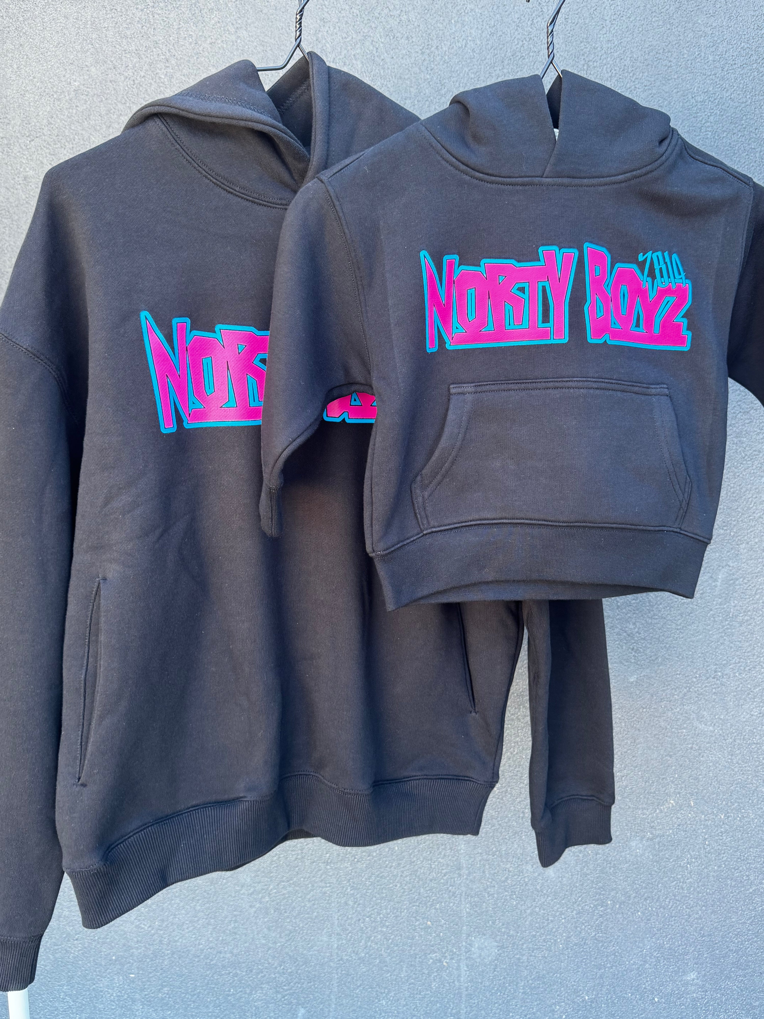 KIDZ- NORTY BOYZ HOODIE (BLACK)