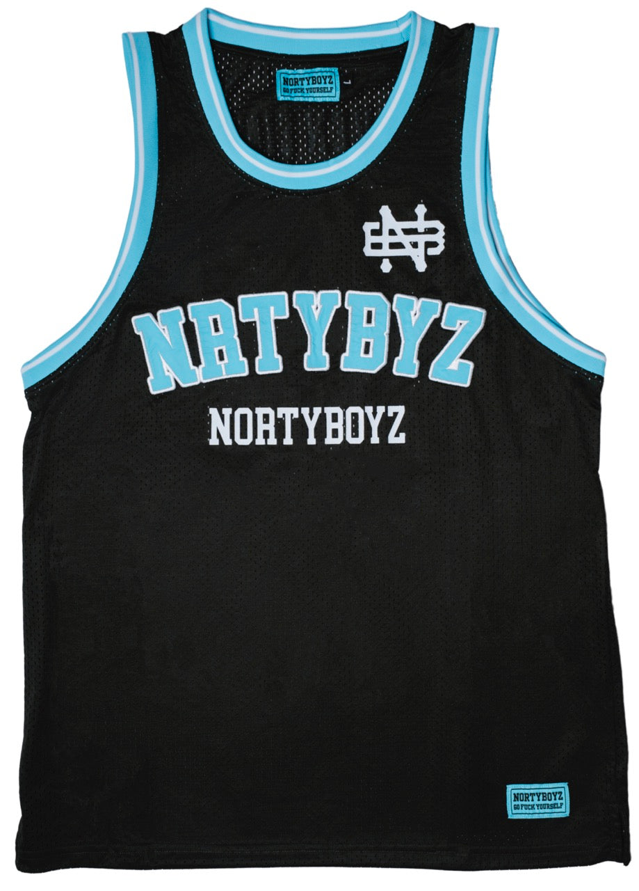 NORTY BOYZ JERZEY (BLACK/BLUE)