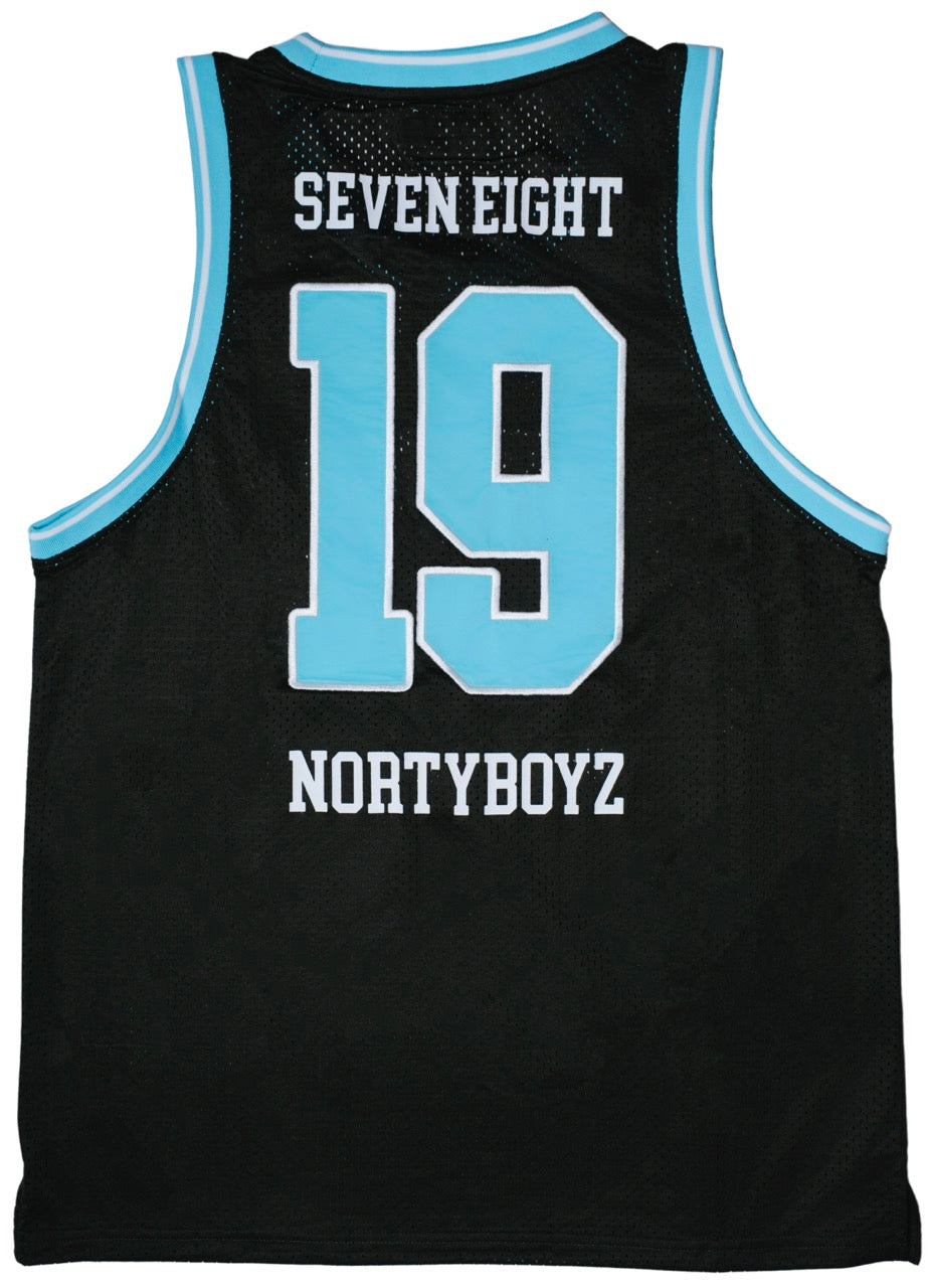 NORTY BOYZ JERZEY (BLACK/BLUE)