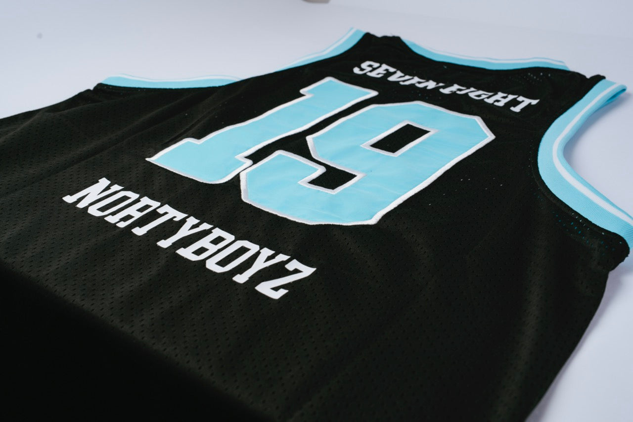 NORTY BOYZ JERZEY (BLACK/BLUE)