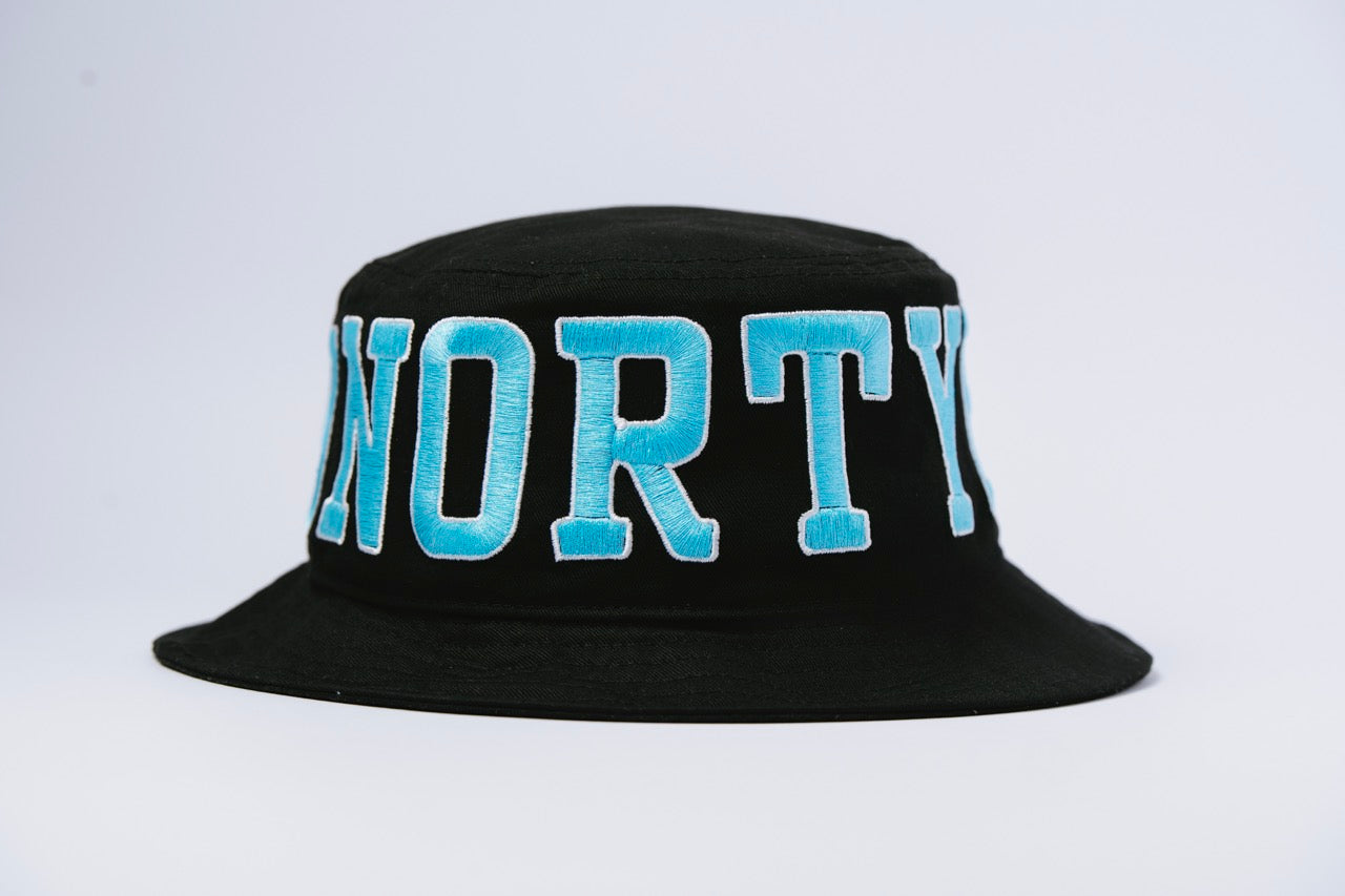 NORTY BOYZ BUCKET HAT (BLACK/BLUE)