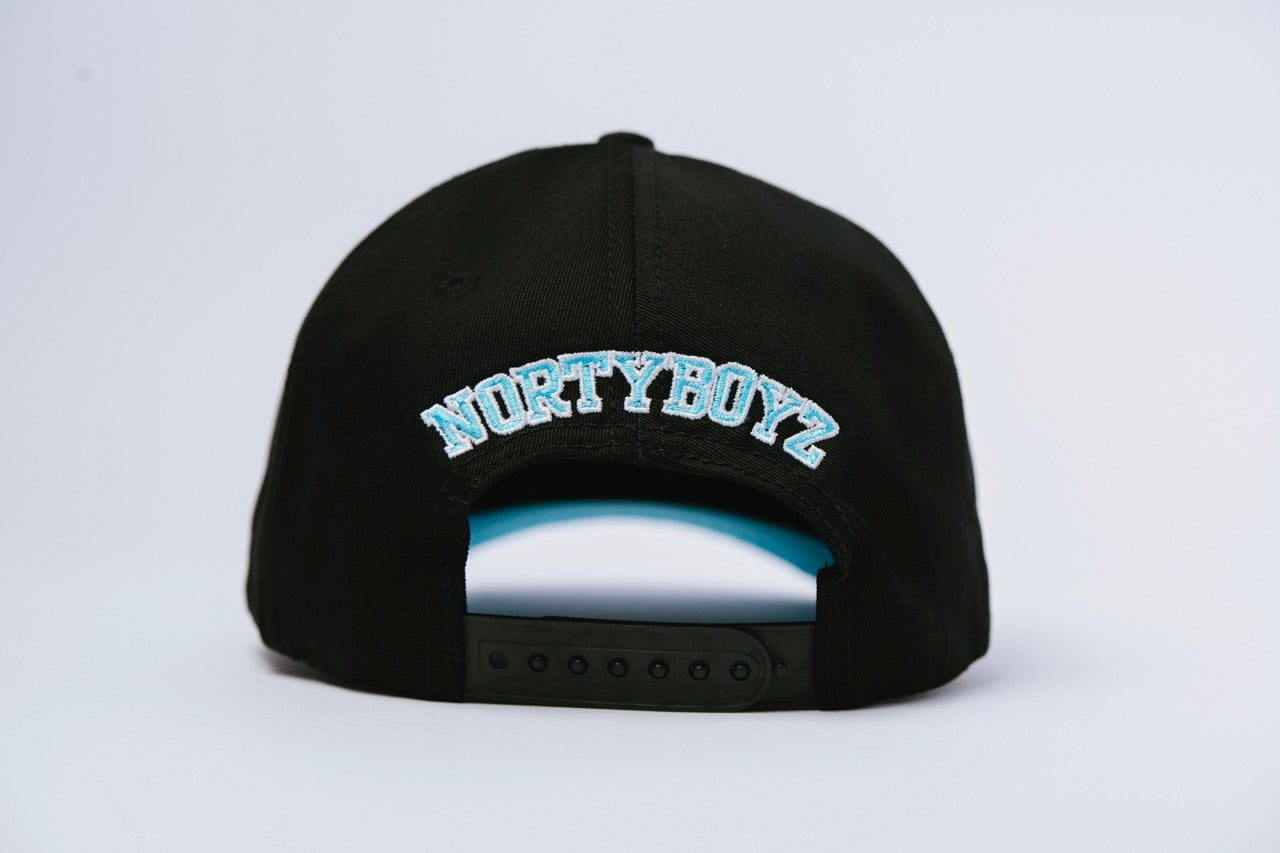 NORTY BOYZ NB LOGO CAP (BLACK/BLUE)