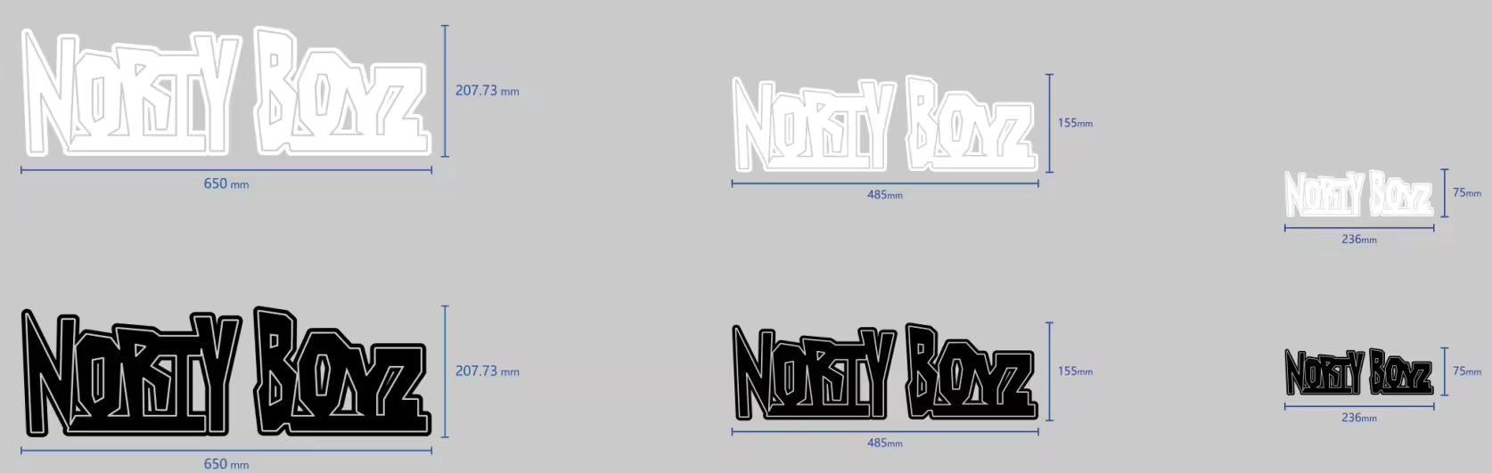NORTY BOYZ BLACK/AQUA INSERT (PICK SIZE)