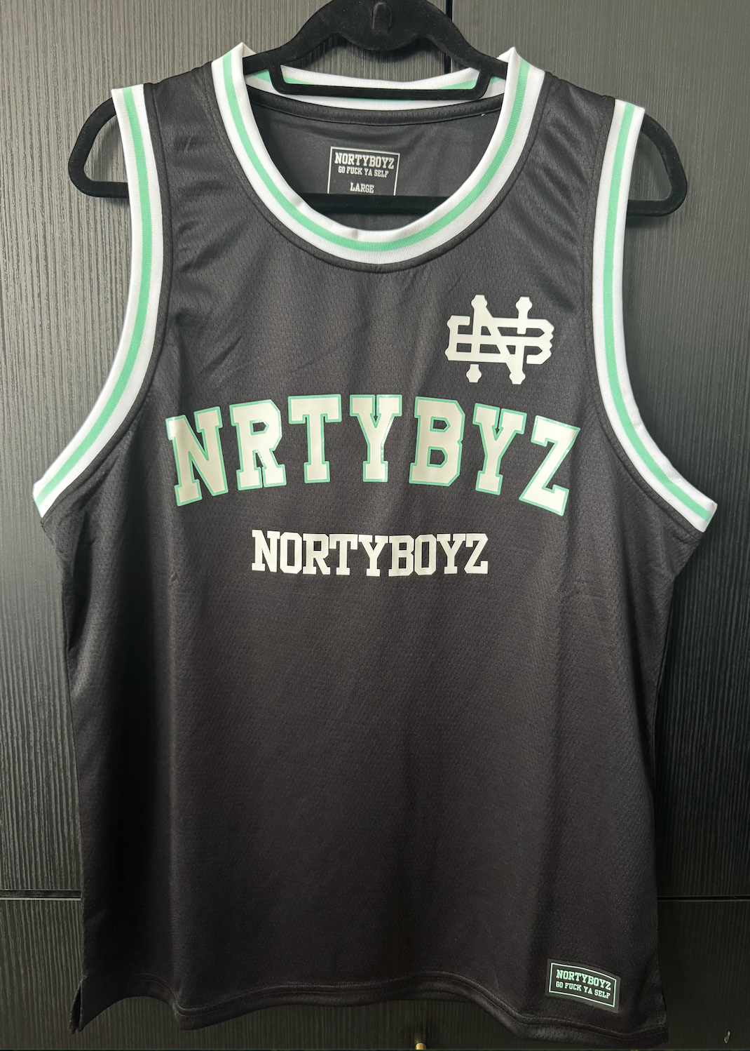 KIDZ- JERZEY- MINT (BLACK)