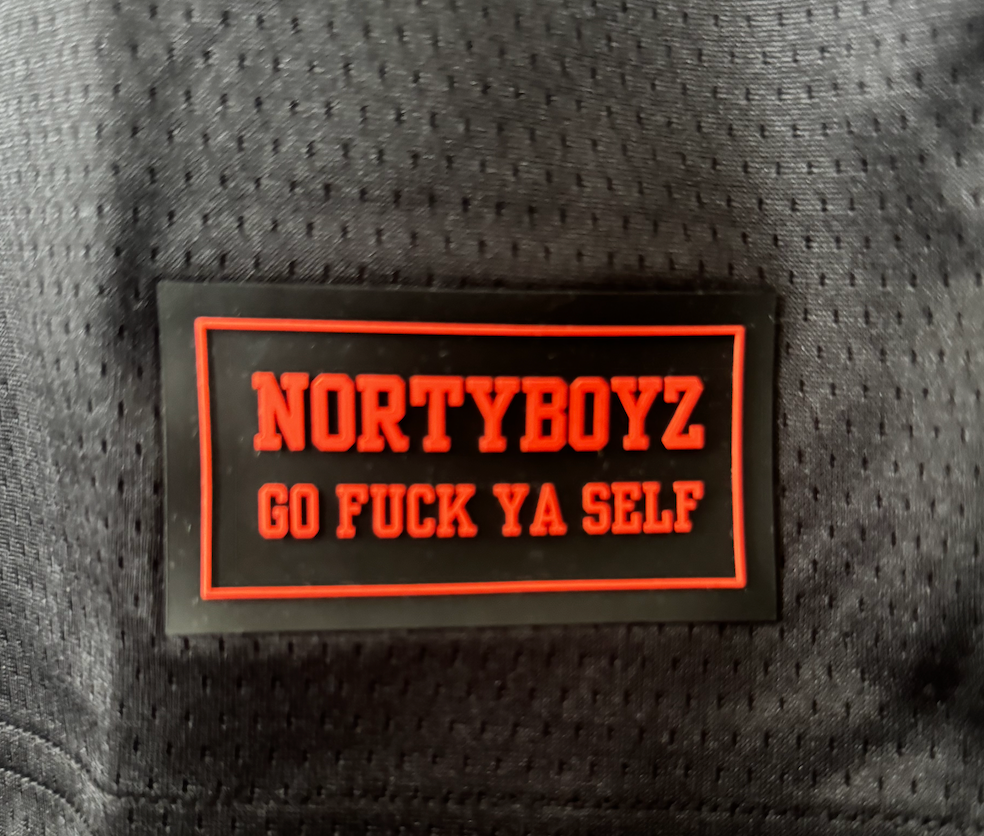 KIDZ- JERZEY- FLURO ORANGE (BLACK)