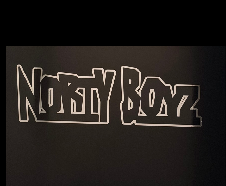 NORTY BOYZ CHROME/BLACK INSERT    (PICK SIZE)