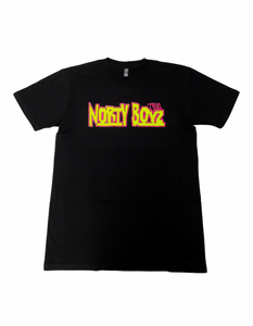 NORTY BOYZ OG LOGO T-SHIRT (BLACK/YELLOW)