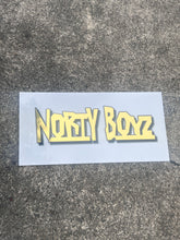 Load image into Gallery viewer, NORTY BOYZ LARGE STICKER (GOLD)
